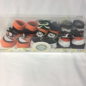 [Little Me] Baby Boy Halloween Bootie Socks Set/3